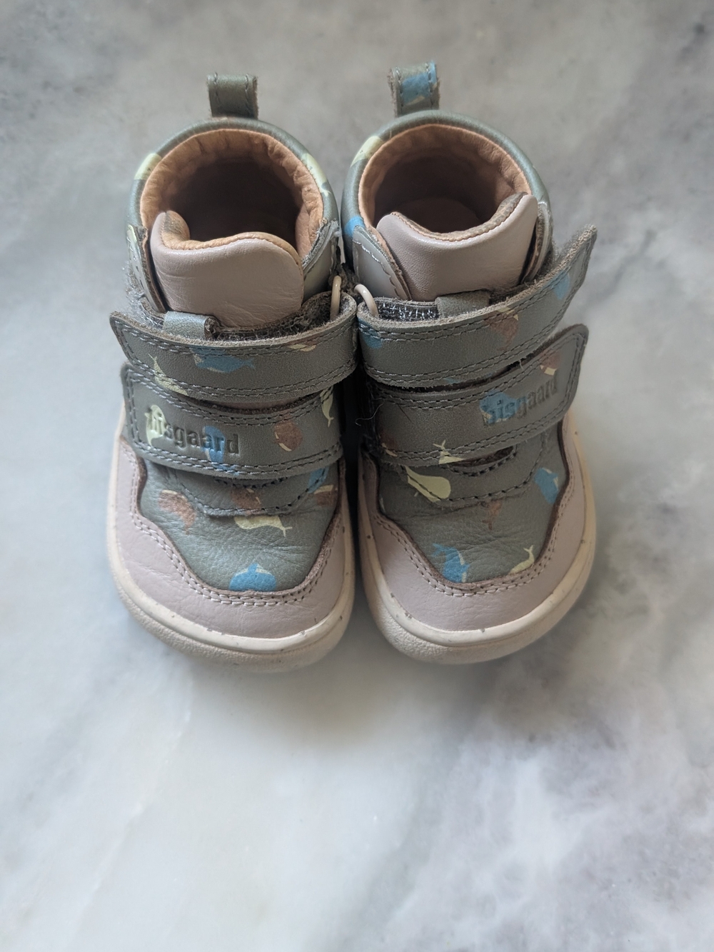 Danish Designed (Bisgaard brand) "Barefoot" Hightop Sneakers for Toddler